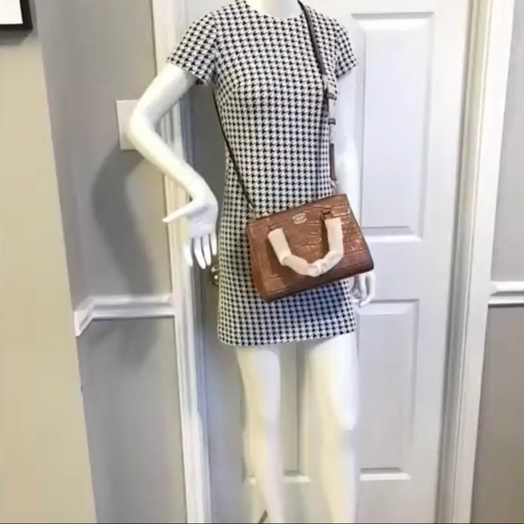 Michael Kors Kellen Satchel Croc Embossed Bag - Picture 10 of 11